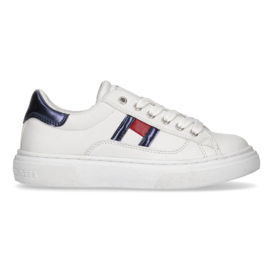 Sneaker flag bassa allacciata da bambina Tommy Hilfiger | T3A9329661355A473X